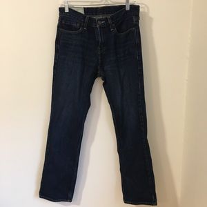 Hollister Dark Blue Straight Fit Jeans